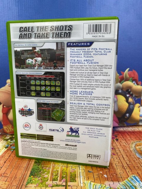 Total Club Manager 2004 Microsoft Xbox