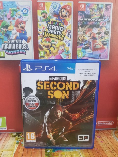 GRA NA PLAYSTATION 4 (PS4) IN FAMOUS SECOND SON - POLSKA WERSJA JĘZYKOWA!