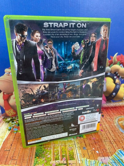 SAINTS ROW THE THIRD III 3 Microsoft Xbox 360
