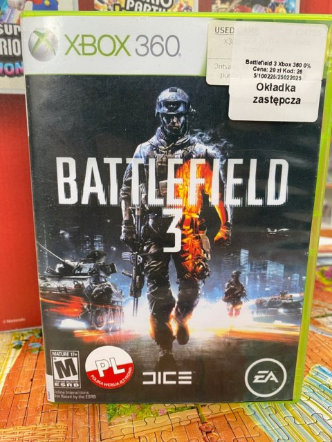 BATTLEFIELD 3 Microsoft Xbox 360