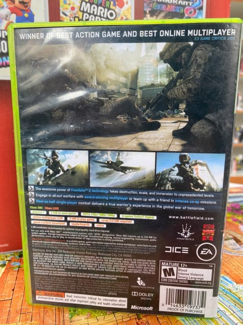BATTLEFIELD 3 Microsoft Xbox 360