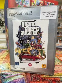 Grand Theft Auto III Playstation 2 (PS2)