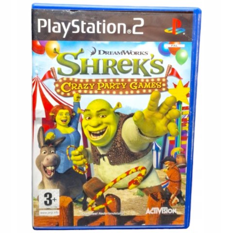 Shrek's Carnival Craze Crazy Party Games PS2 Unikat