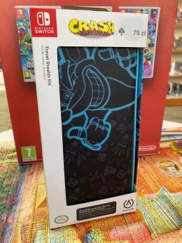 Zestaw Etui Folia Słuchawki PowerA Crash Bandicoot Switch Licencja Nintendo